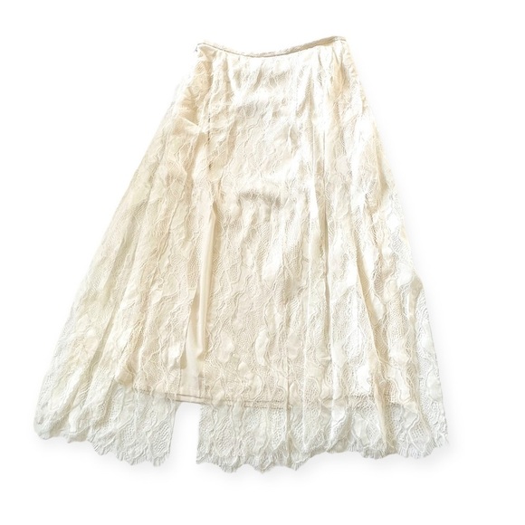 Divine Heritage Split Lace Midi Skirt, White, Size Small, Never worn - Picture 2 of 10